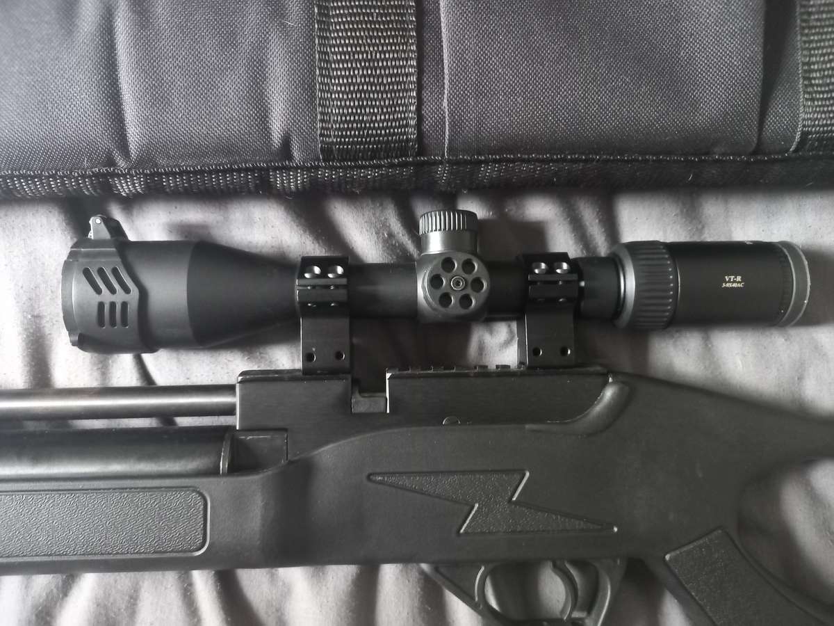 Hatsan Flash .22 with 3-9 scope and rifle bag
