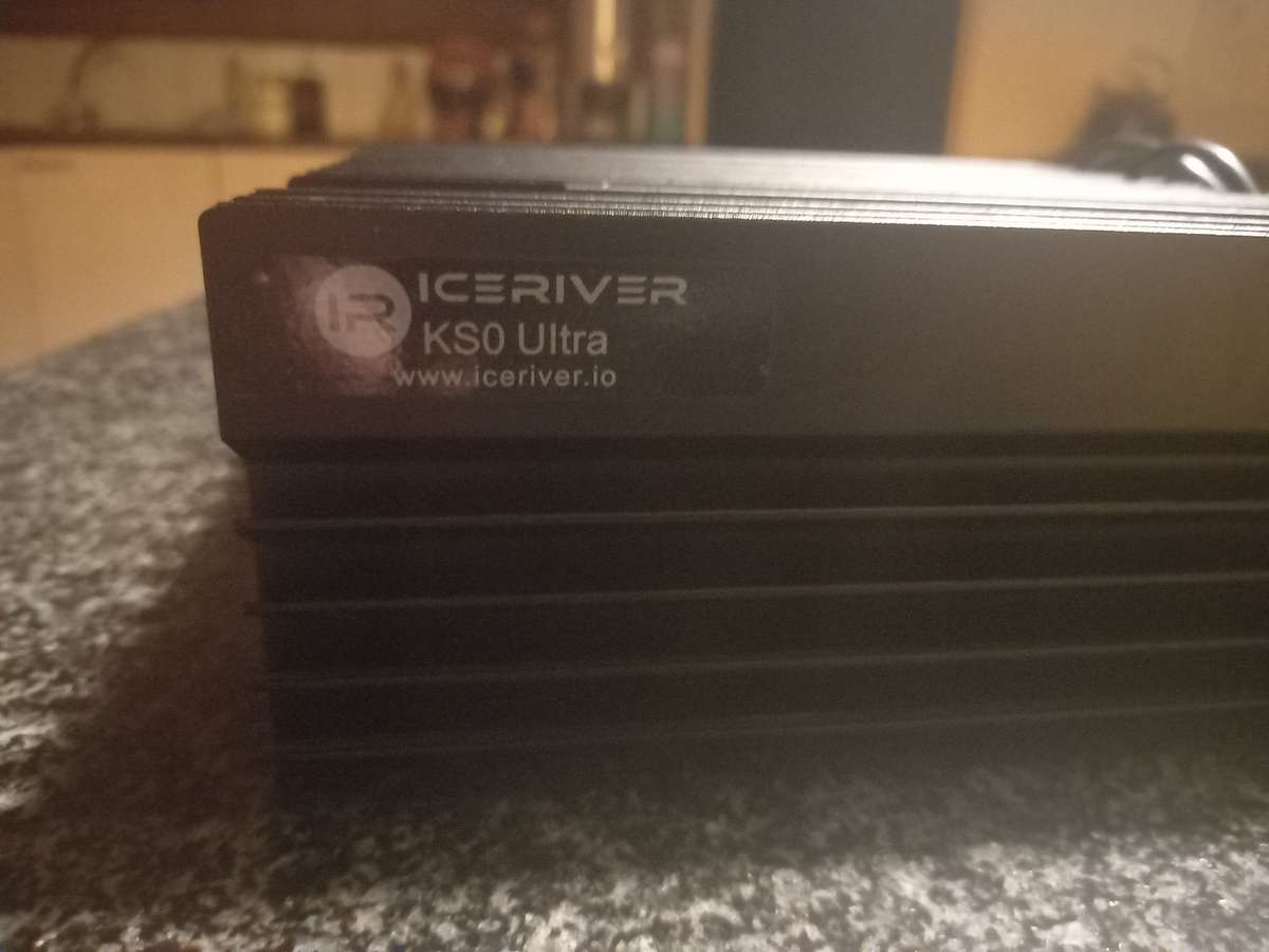 ICERIVER ASIC KS0 Ultra 400Gh 100W Kaspa KAS Miner with PSU (KASPA MINER)