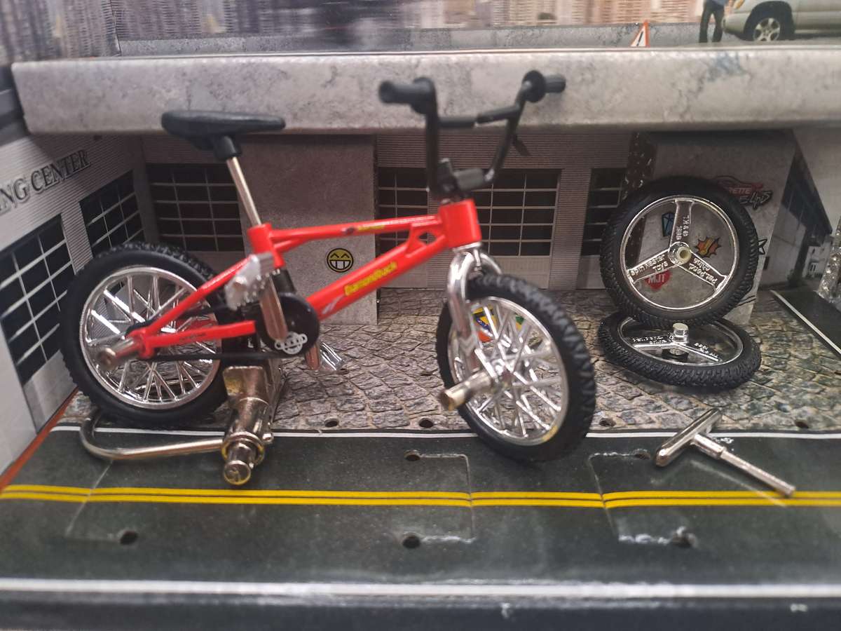 Spin Master finger BMX Trick Bikes.