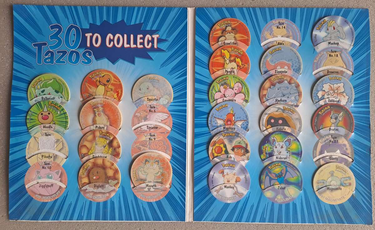 Lot of Pokemon Simba Tazos