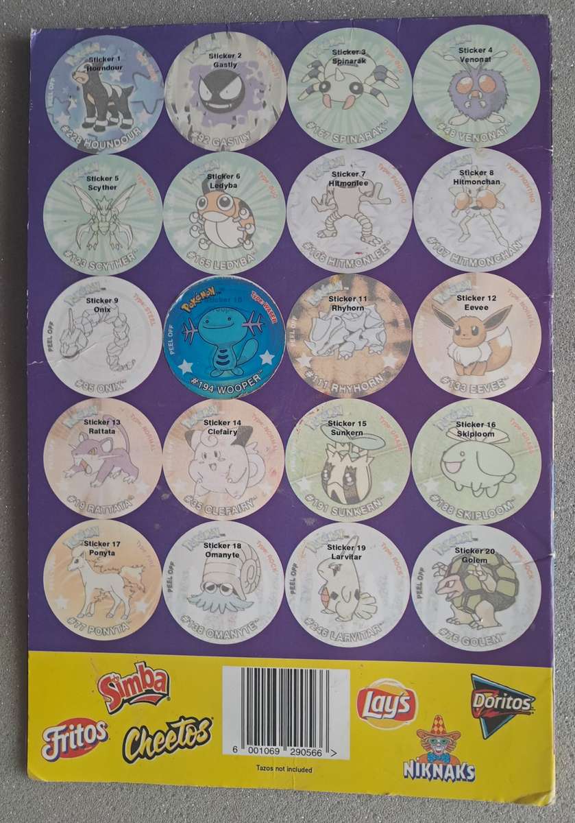 Lot of Pokemon Simba Tazos