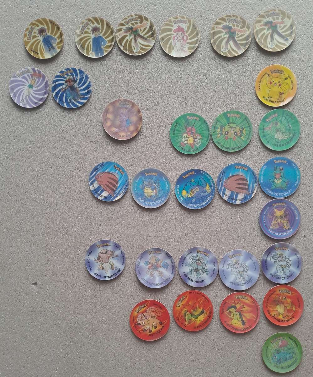 Lot of Pokemon Simba Tazos