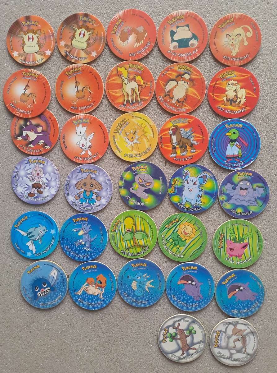 Lot of Pokemon Simba Tazos