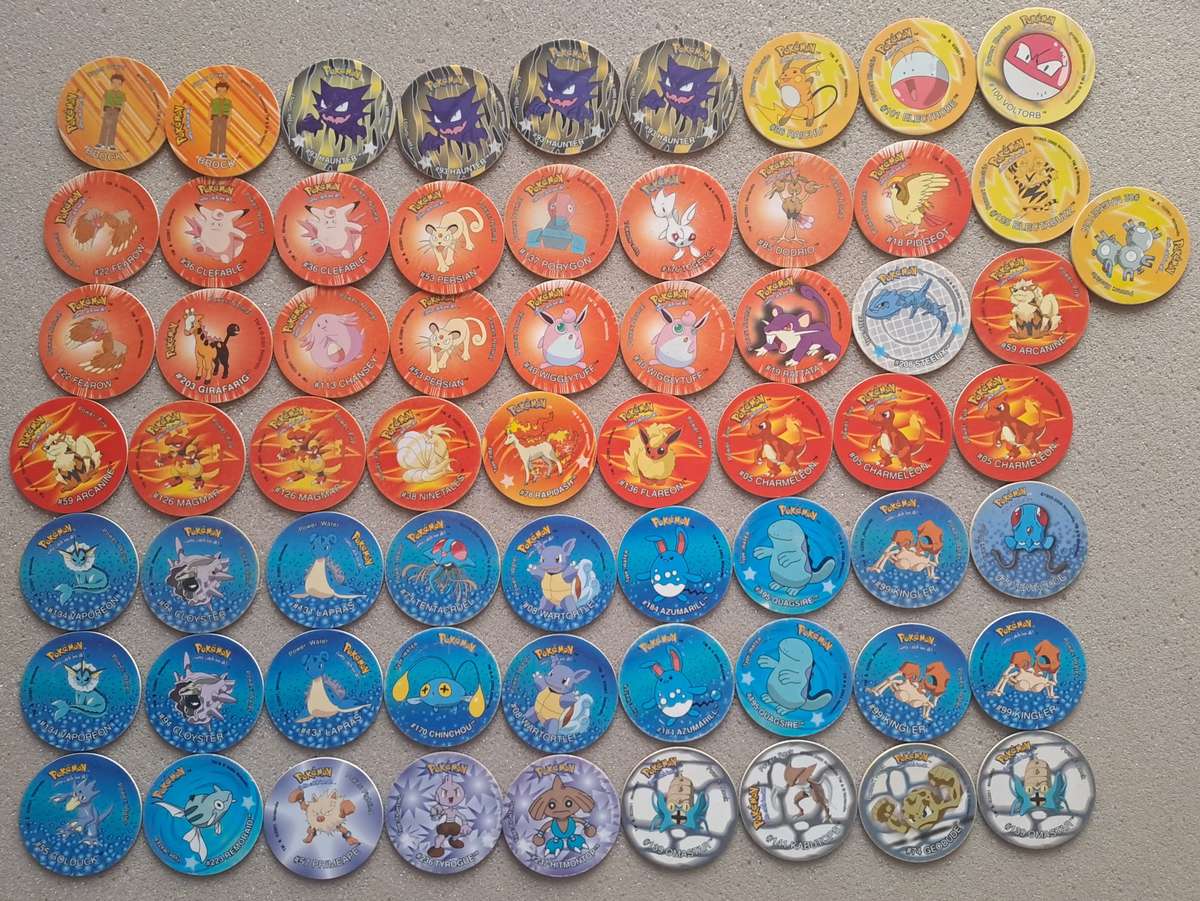 Lot of Pokemon Simba Tazos