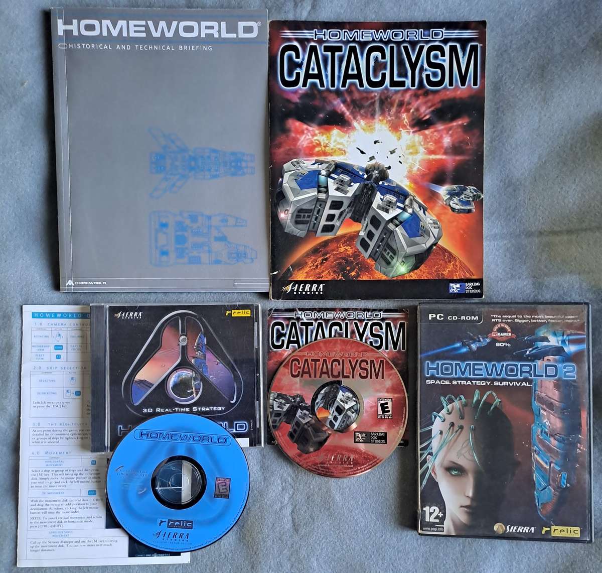 PC CD classic big box: Homeworld collection