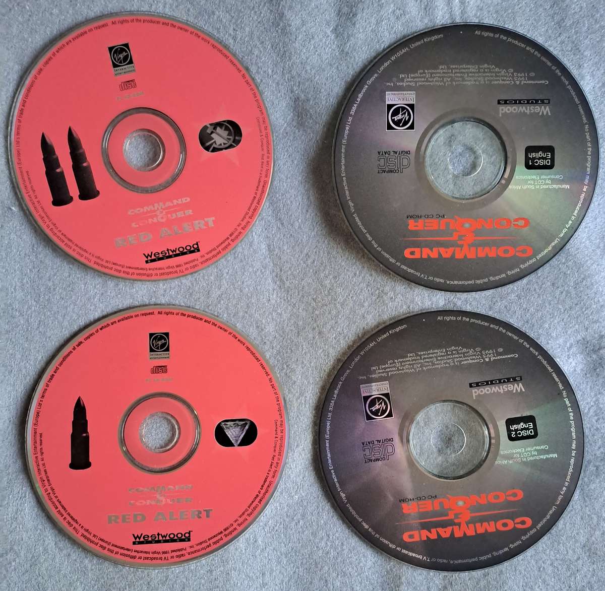 PC CD classic: Command and Conquer + Red Alert.