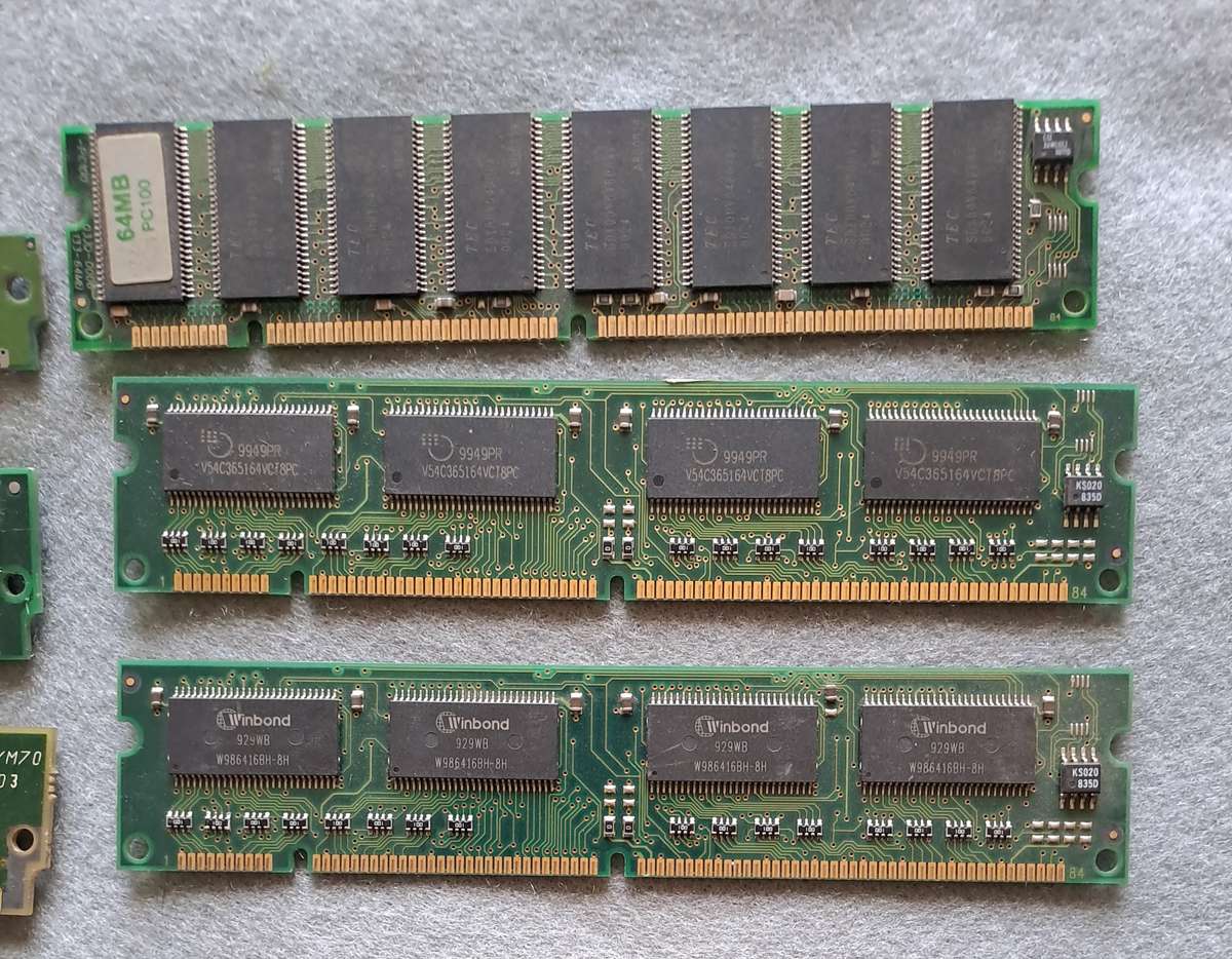 Vintage RAM chips.