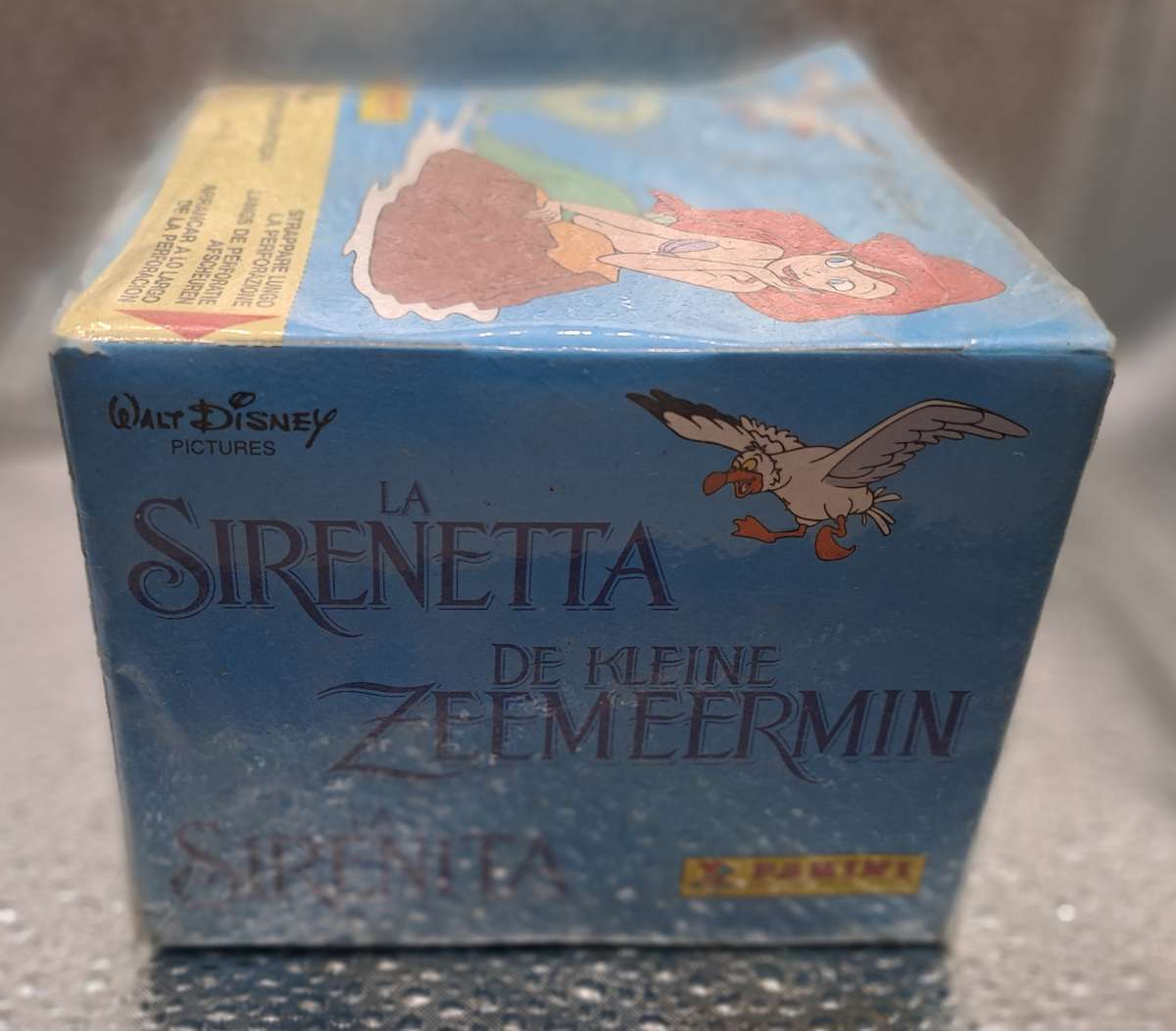 Panini Walt Disney The Little Mermaid sealed box.