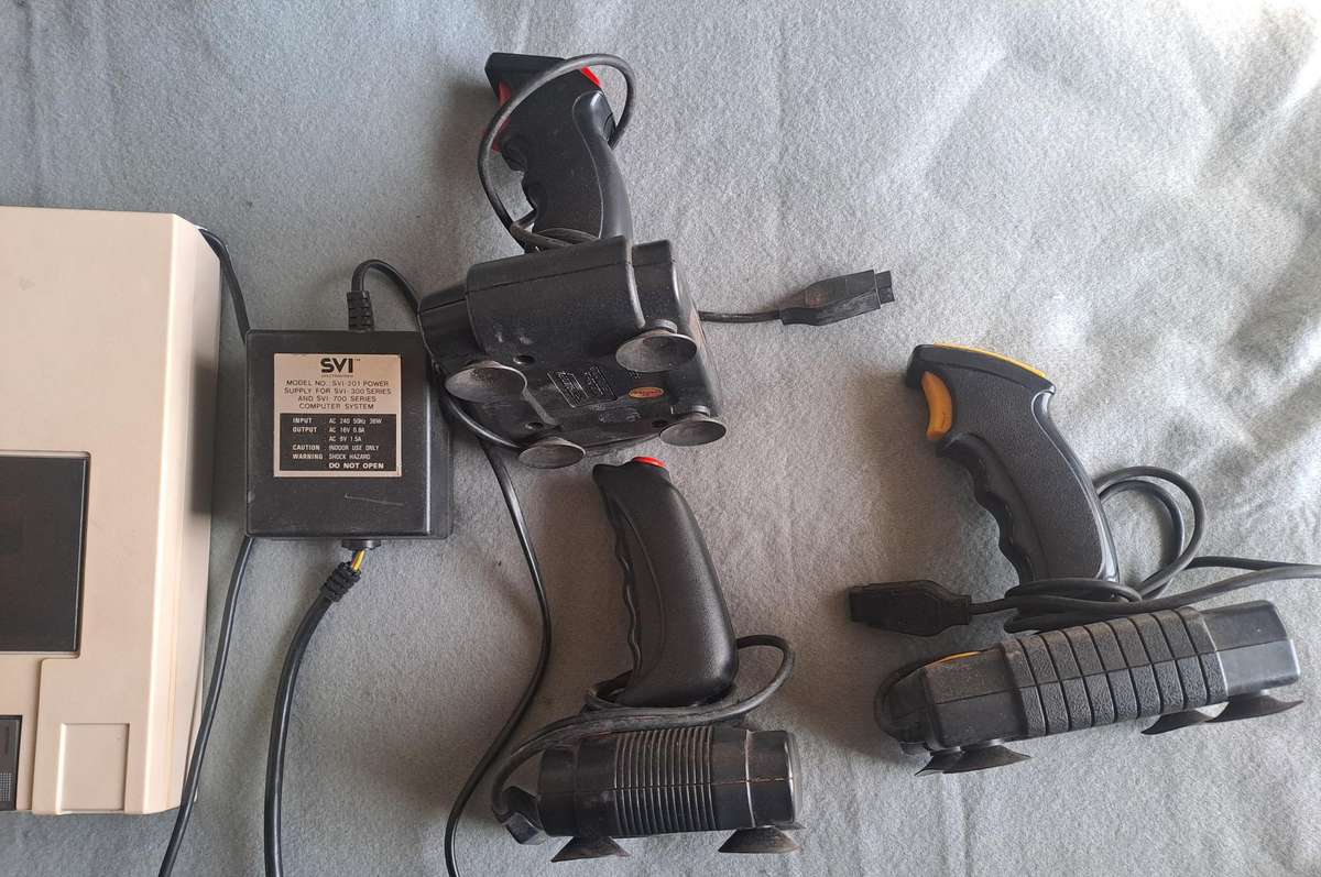 Spectravideo SV-328 MK2 PC with Data Cassette add-on.