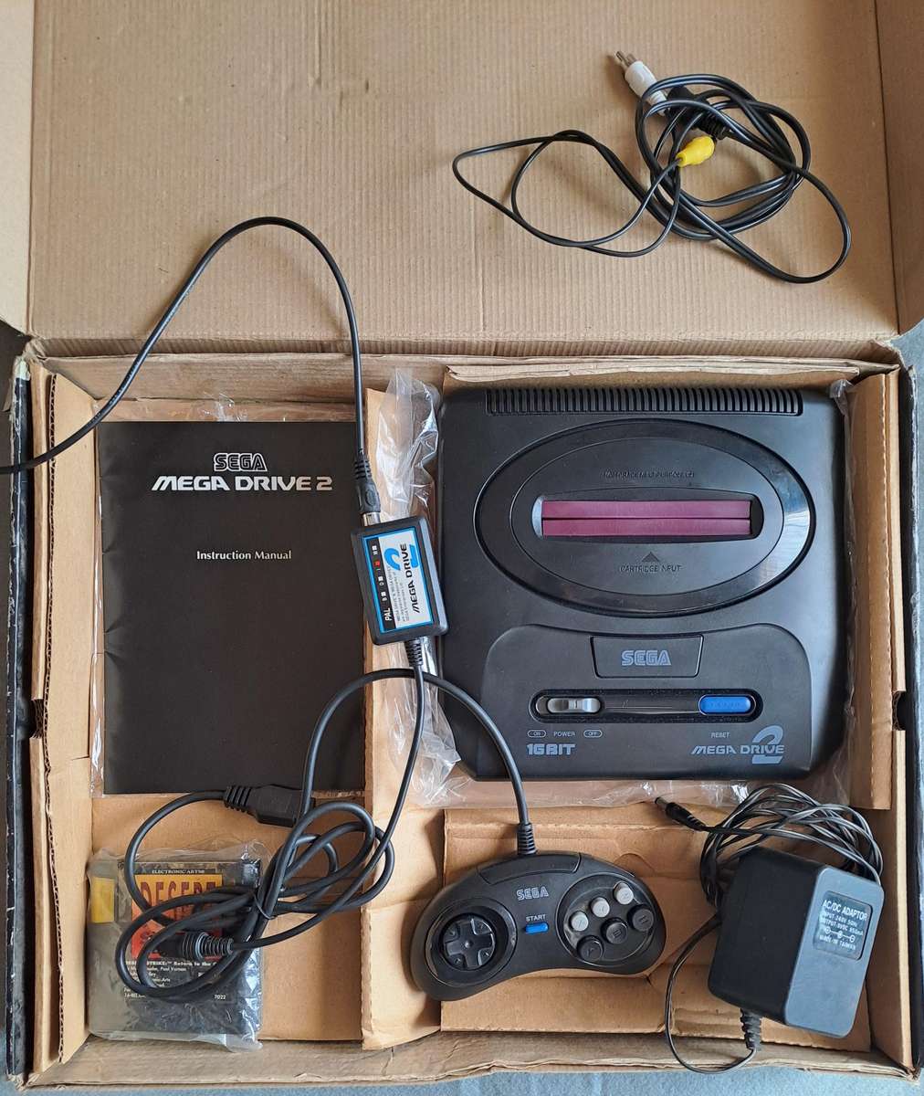 SEGA Mega Drive 2 console.