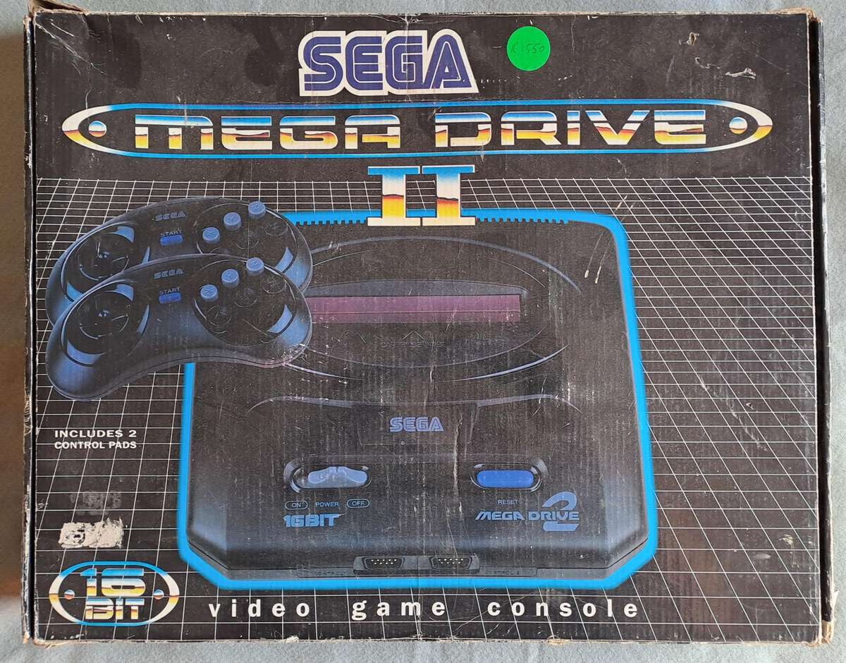 SEGA Mega Drive 2 console.