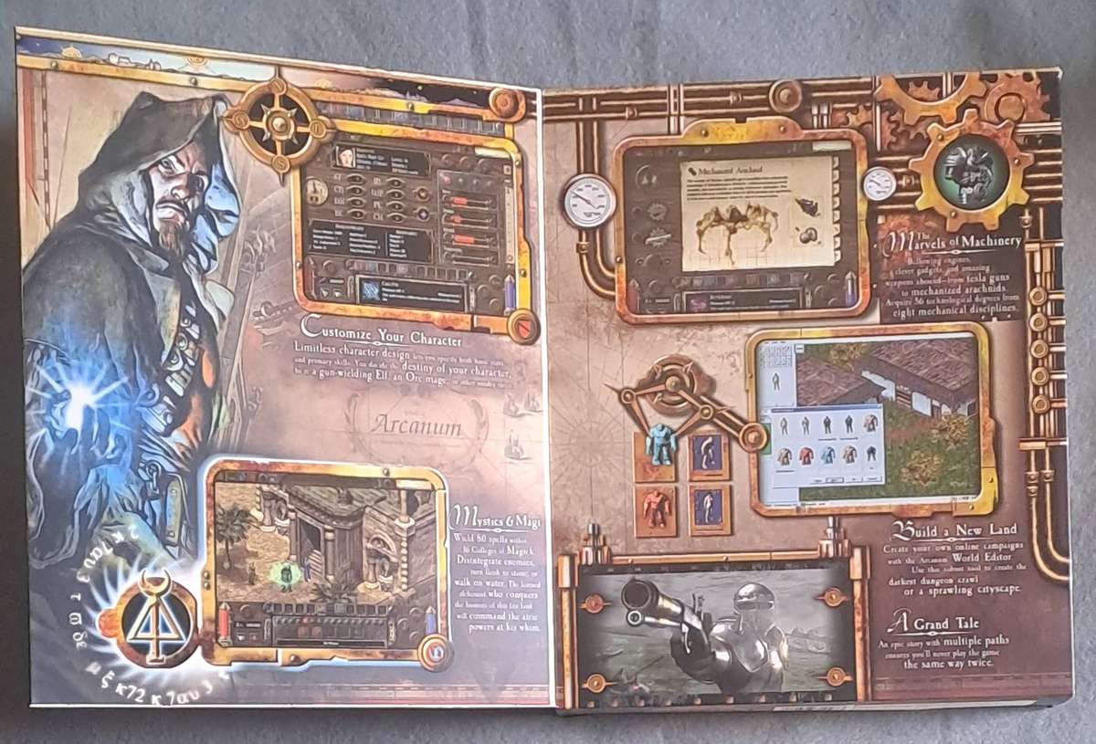 PC CD Big Box classic: Arcanum of Steamworks and Magick Obscura