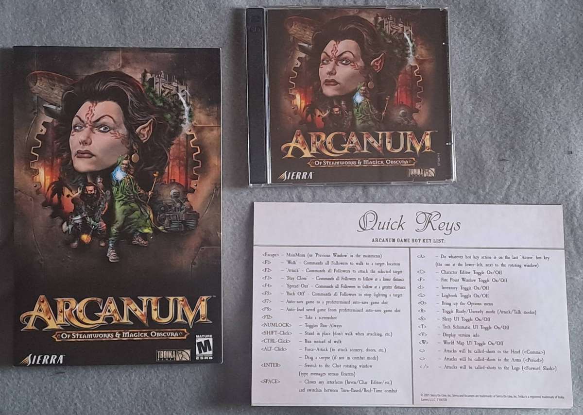 PC CD Big Box classic: Arcanum of Steamworks and Magick Obscura