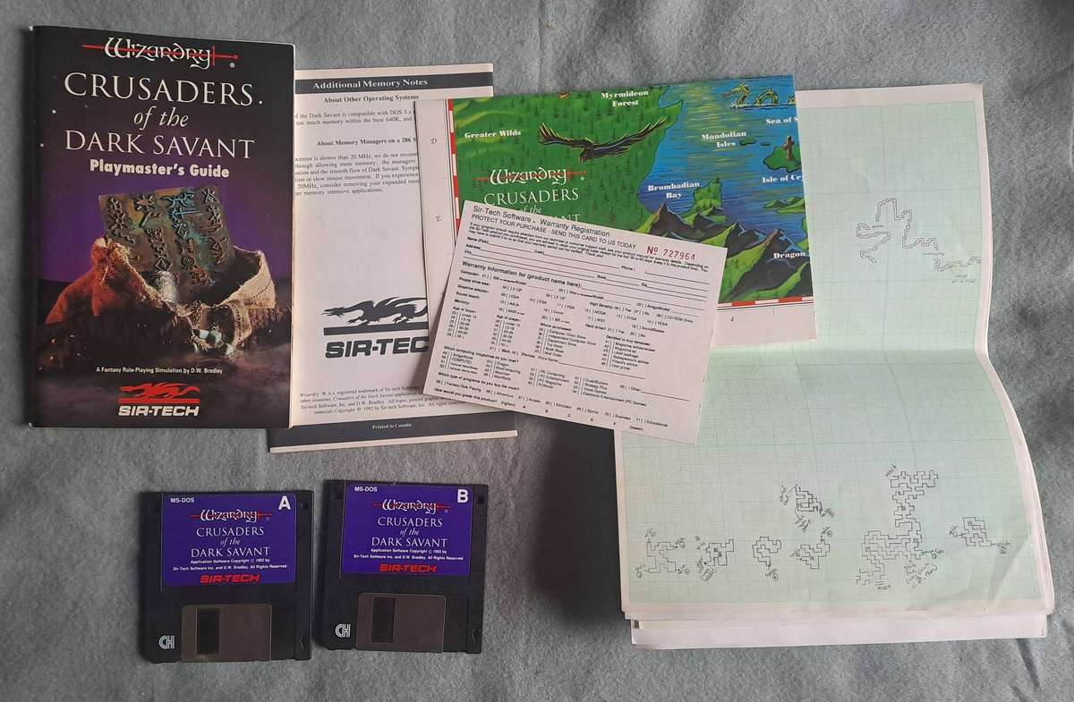 PC CD Big Box classic: Crusaders of the dark Savant