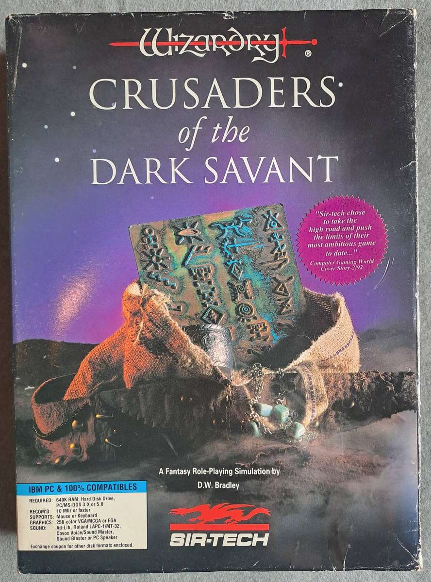 PC CD Big Box classic: Crusaders of the dark Savant
