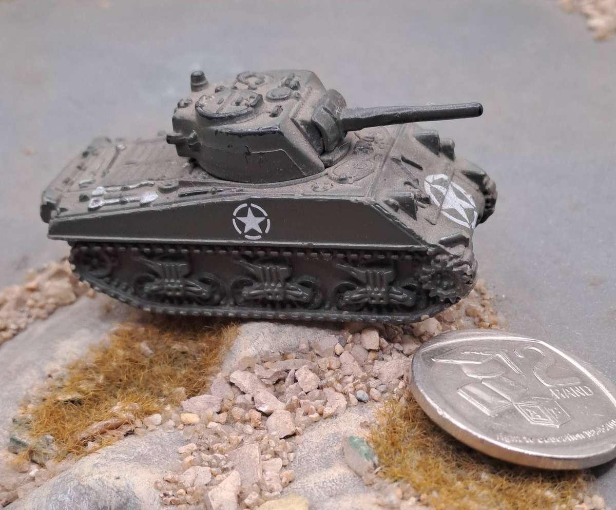 Micro Machines Sherman tank.