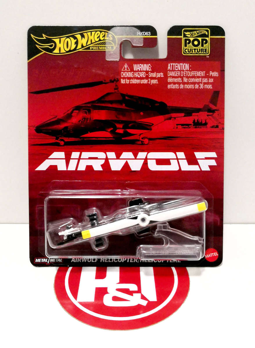 2025 Hot Wheels "Pop Culture" Airwolf Helicopter