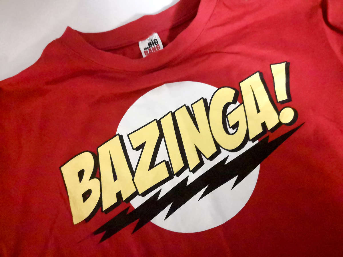 Men's The Big Bang Theory "BAZINGA!" Graphic T-Shirt - XL