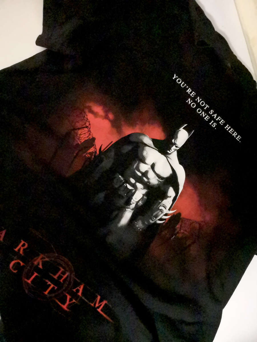 Men's BATMAN - ARKHAM CITY Graphic T-Shirt - XL