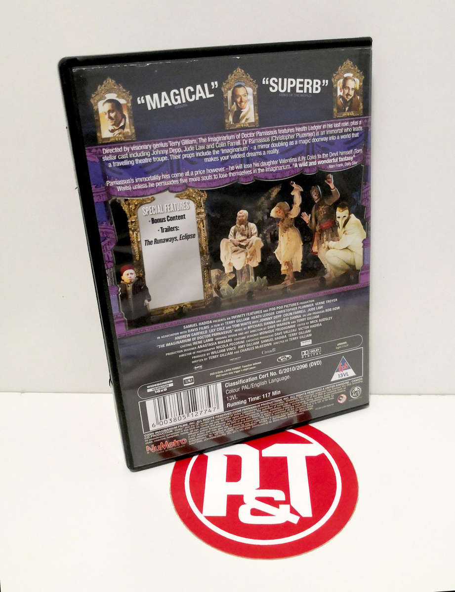 The Imaginarium of Doctor Parnassus DVD
