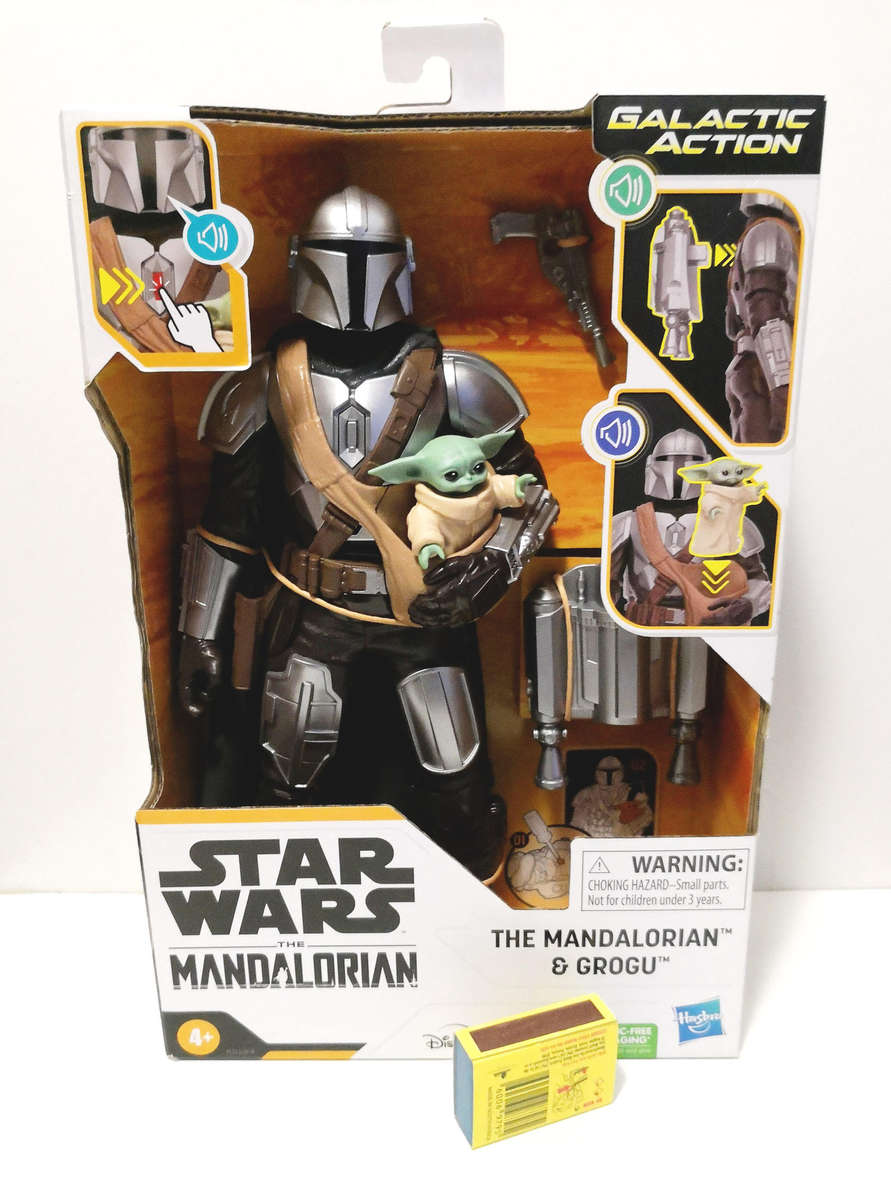 STAR WARS "Galactic Action" Mandalorian & Grogu 12" Action figure