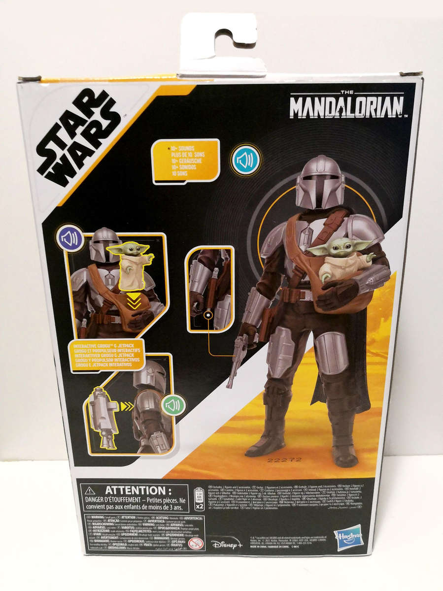STAR WARS "Galactic Action" Mandalorian & Grogu 12" Action figure