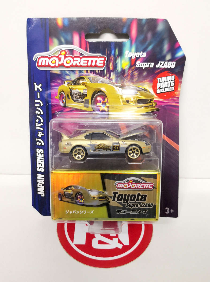 Majorette Japan Series "Tuning Parts" Toyota Supra JZA80 CHASE Model