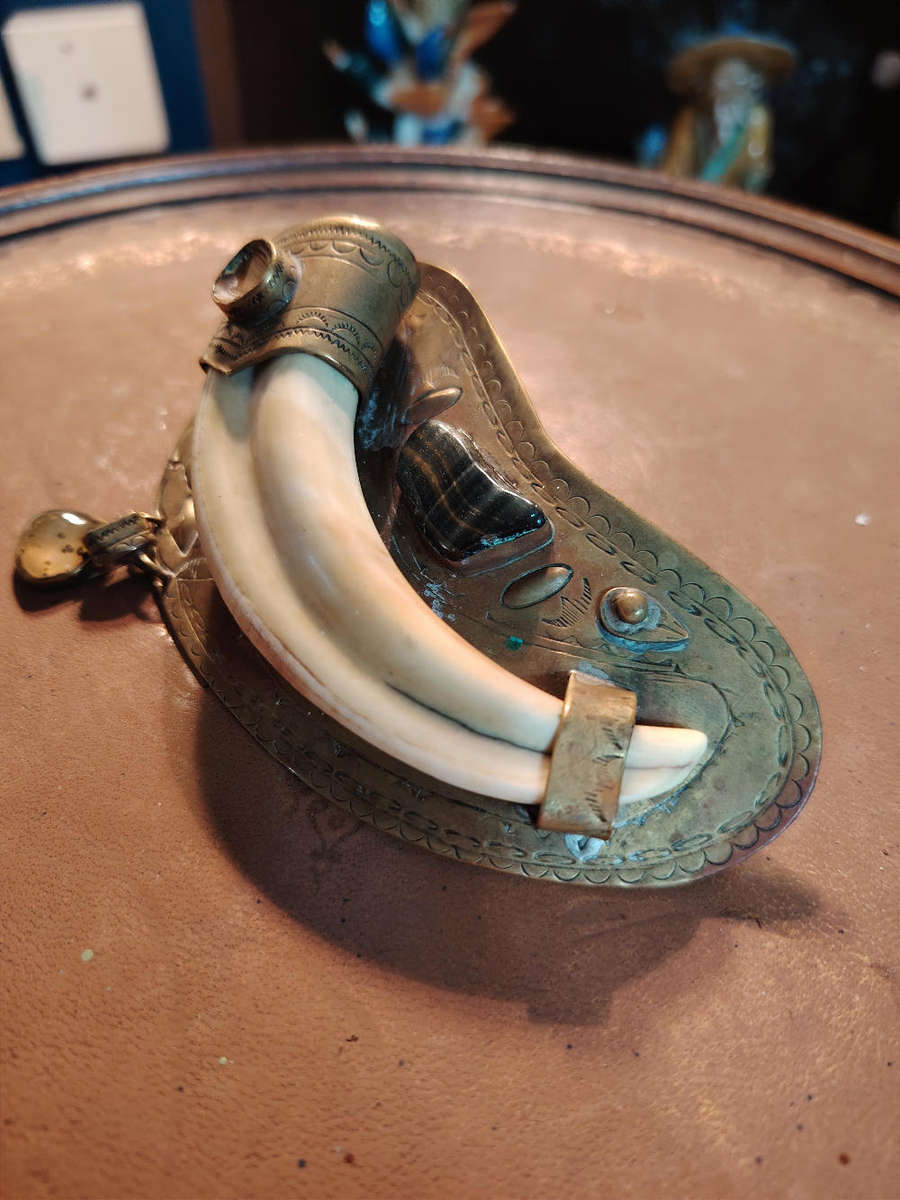 Vintage Handmade Brass Buckle