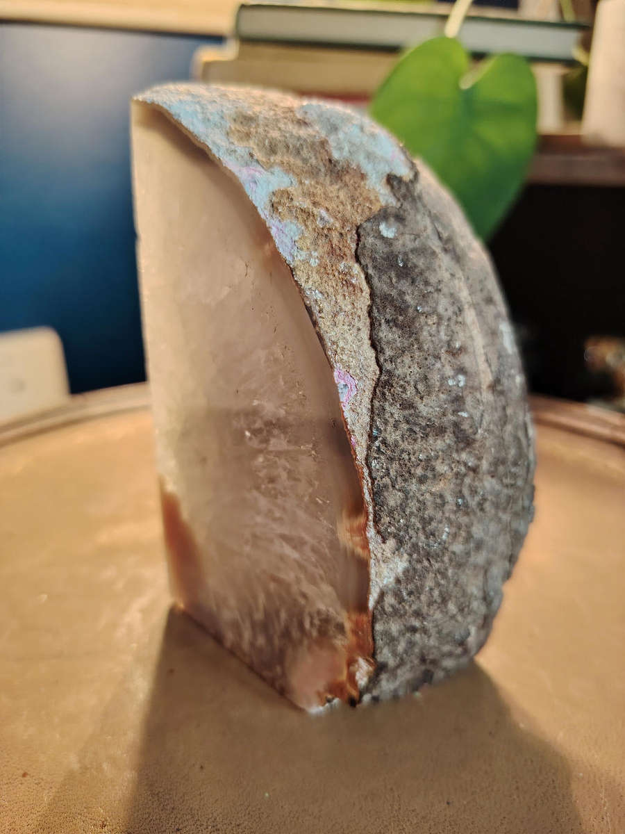 Agate Paperweight/ Bookend