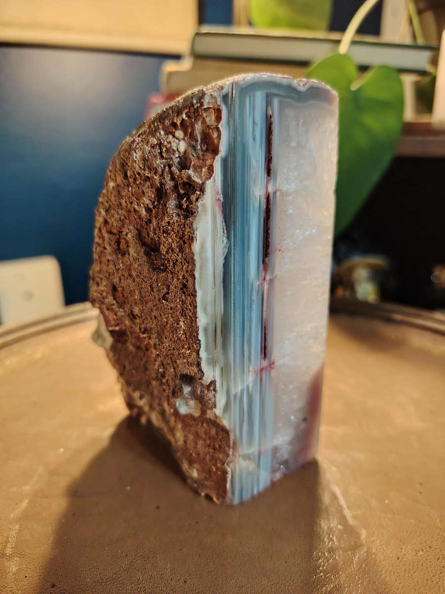 Agate Paperweight/ Bookend