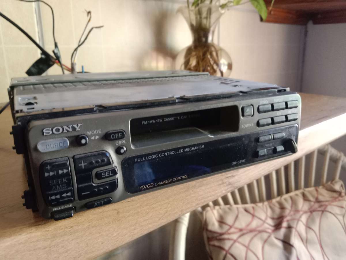 Vintage Sony car tape deck