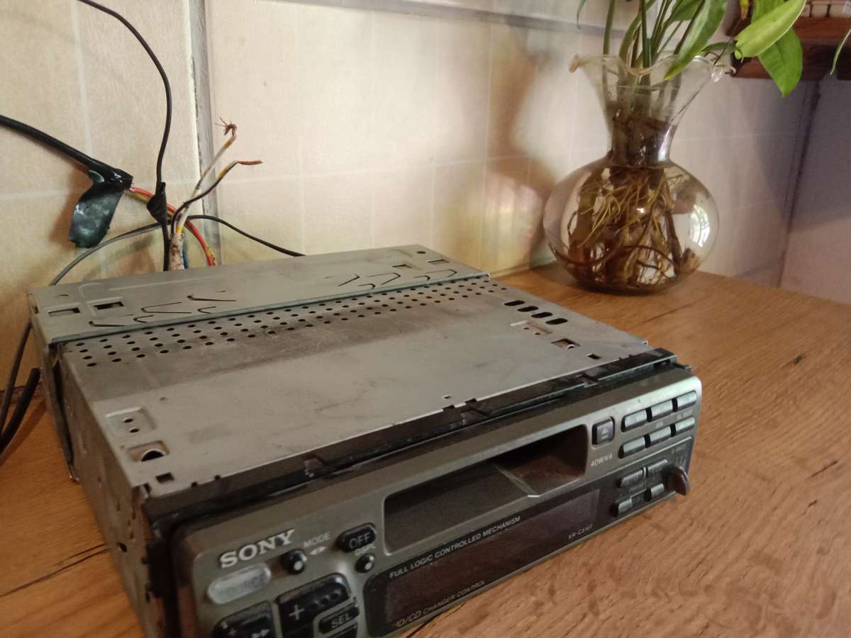 Vintage Sony car tape deck