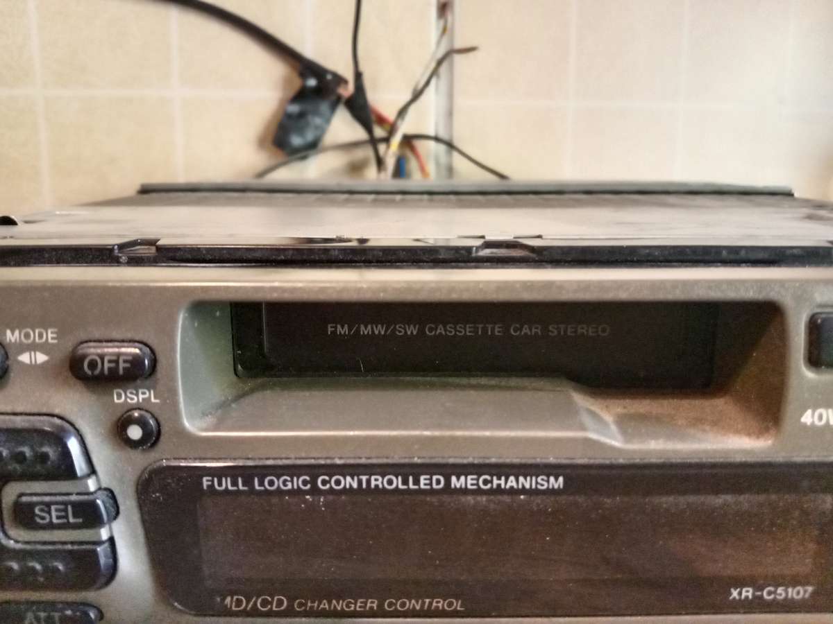 Vintage Sony car tape deck