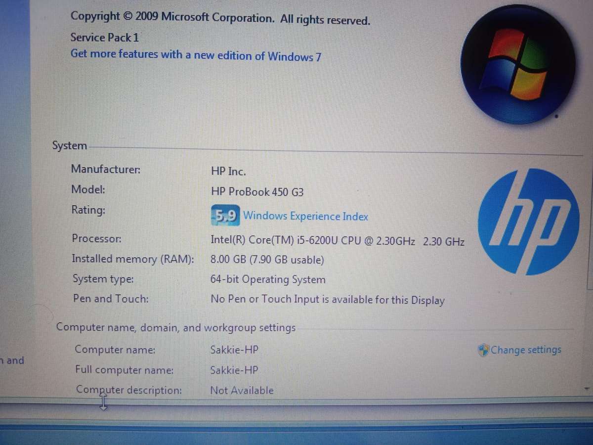 HP ProBook 450 G3