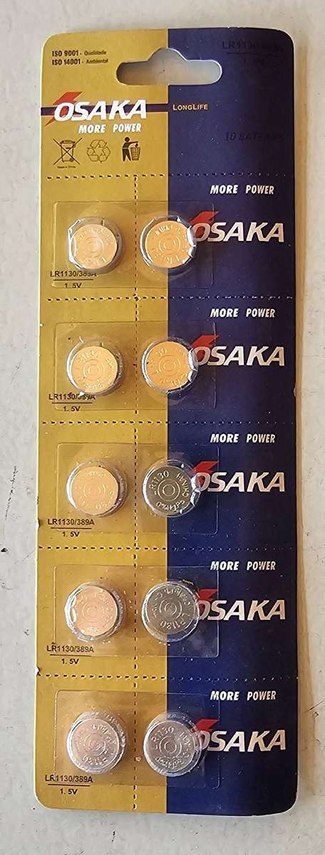 LONG LIFE LR1130-AG10 1.5V OSAKA BATTERY