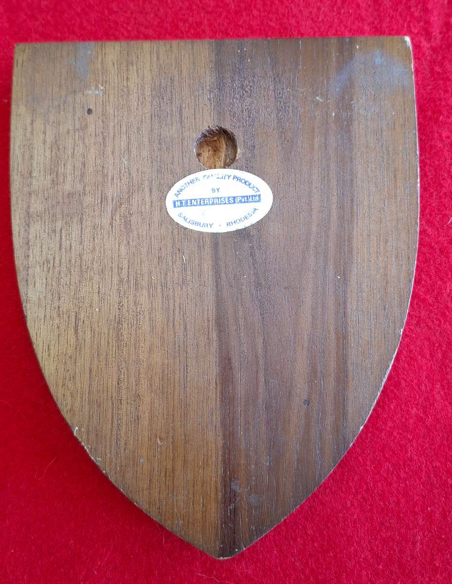 RHODESIA BSAP - PATU PLAQUE (POLICE ANTI- TERRORIST UNIT)                (8807)