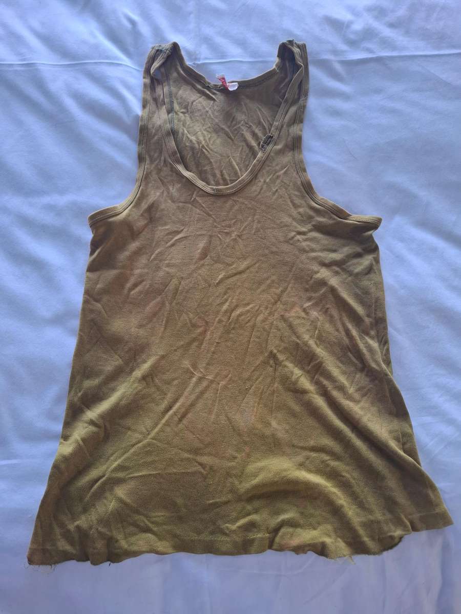 RHODESIAN ARMY  - PT VEST - MADE MONOGRAM - SIZE M - SEEN SOME USE ! (112)