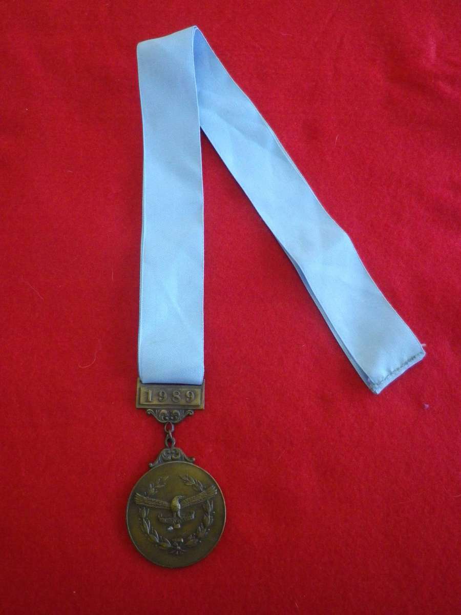 SAAF - RUGBY CHAMPIONSHIP BRONZE MEDAL 1989              (250)
