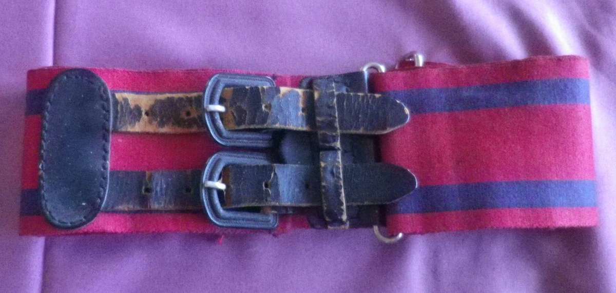 RHODESIAN ENGINEERS STABLE BELT- INSCRIBED  -  MAX LENGTH 100cm /39"     (474)