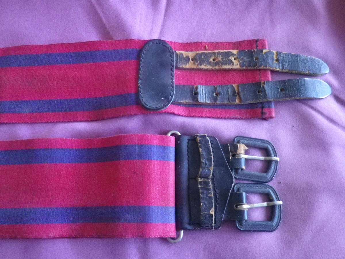 RHODESIAN ENGINEERS STABLE BELT- INSCRIBED  -  MAX LENGTH 100cm /39"     (474)