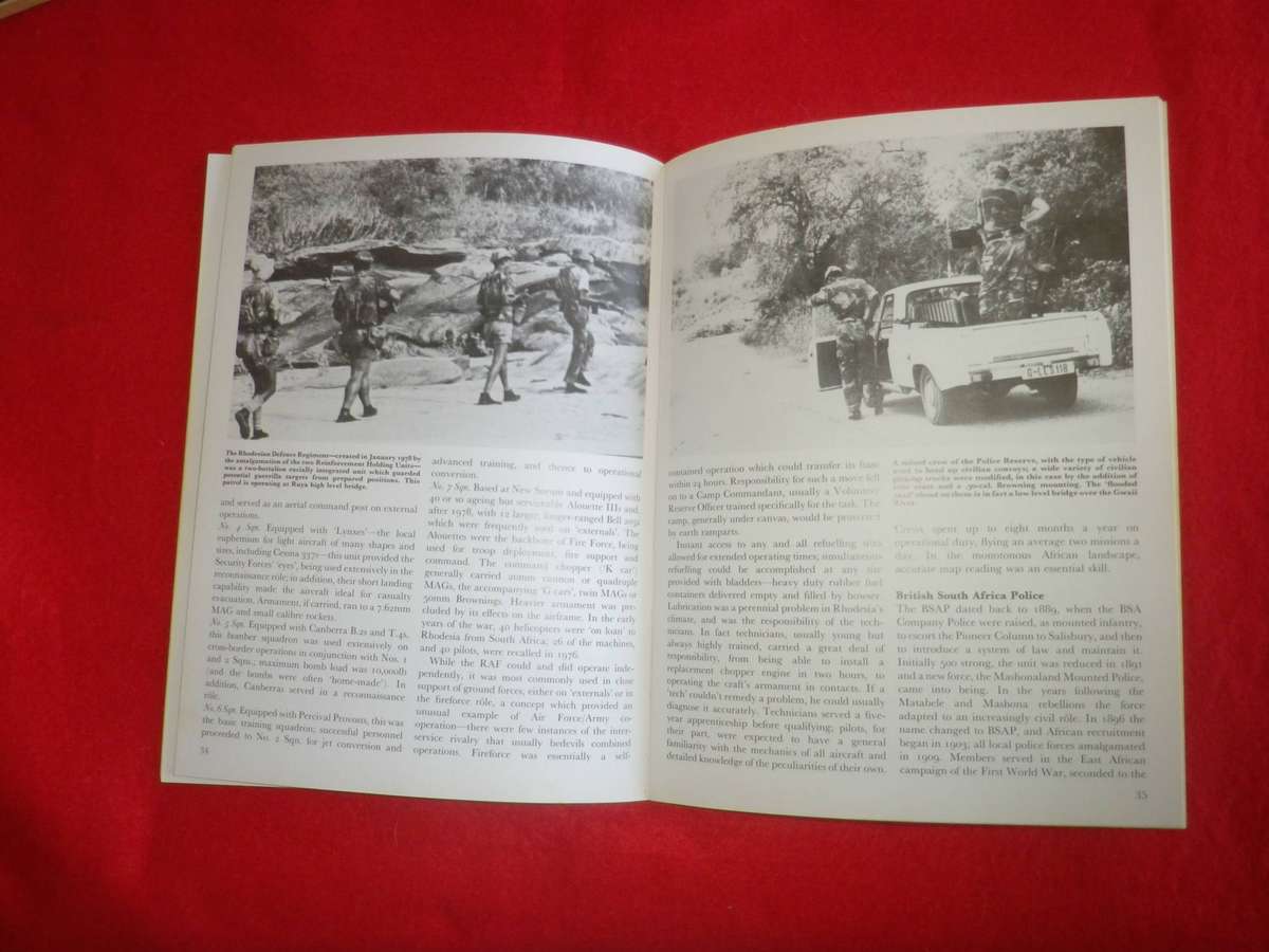 "MODERN AFRICAN WARS - RHODESIA 1965-80" BY OSPREY - S/C 48 PAGES - INSCRIBED   (279)