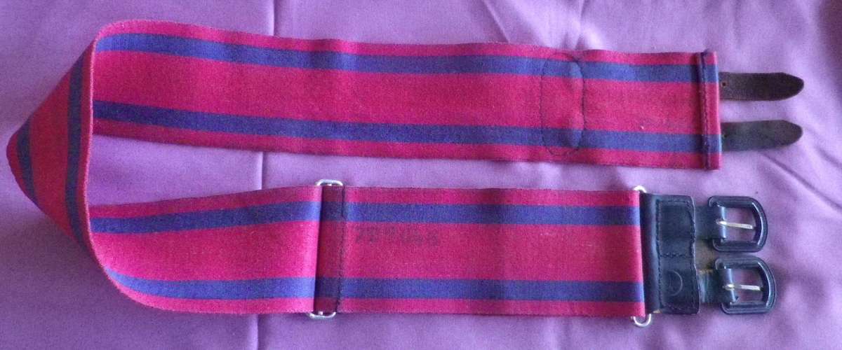 RHODESIAN ENGINEERS STABLE BELT- INSCRIBED  -  MAX LENGTH 100cm /39"     (474)