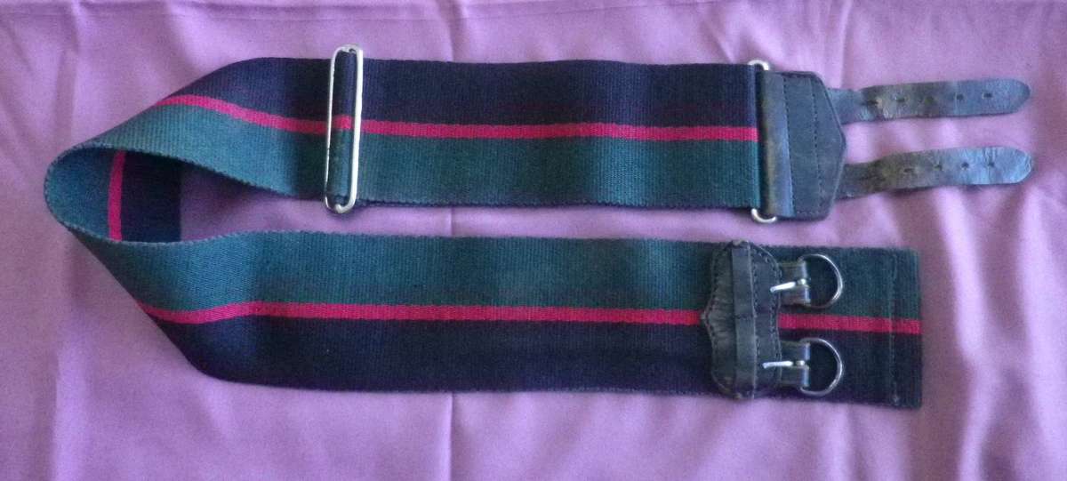 RHODESIA REGT.  STABLE BELT- INSCRIBED  -MAX LENGTH 92cm/36"   (466)