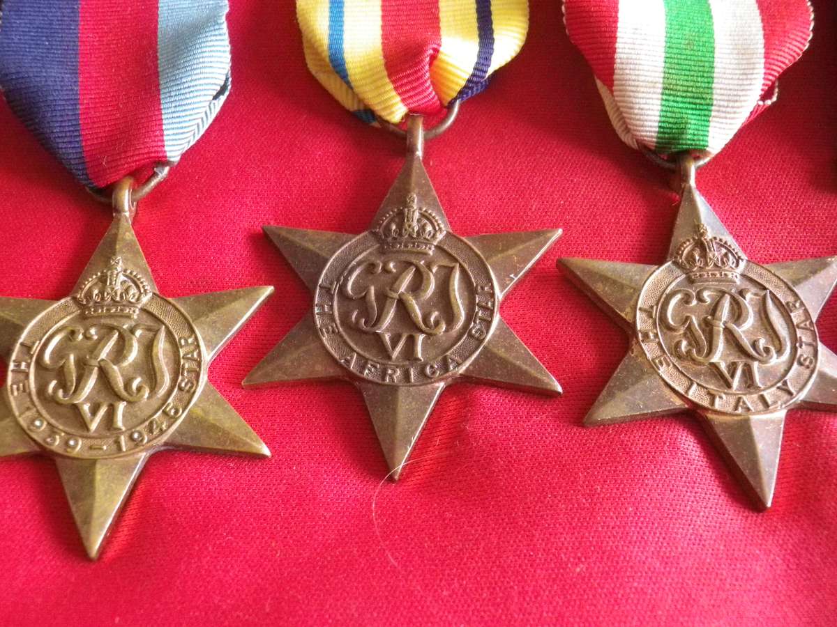 SAUF - WW2 MEDAL GROUP OF 6- TO 582606 NJ BLAKEWAY  - READ BELOW                     (4238)
