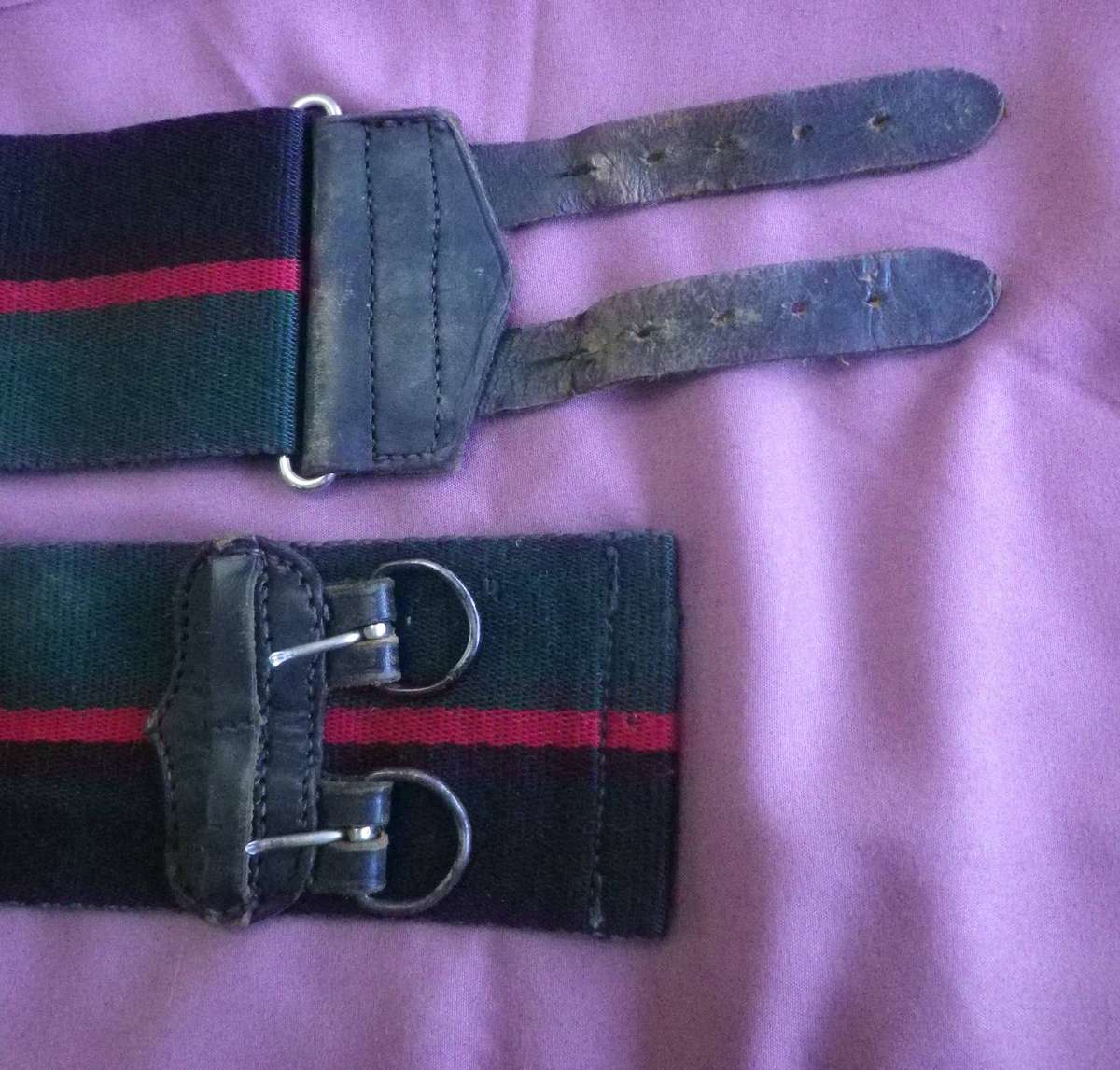 RHODESIA REGT.  STABLE BELT- INSCRIBED  -MAX LENGTH 92cm/36"   (466)