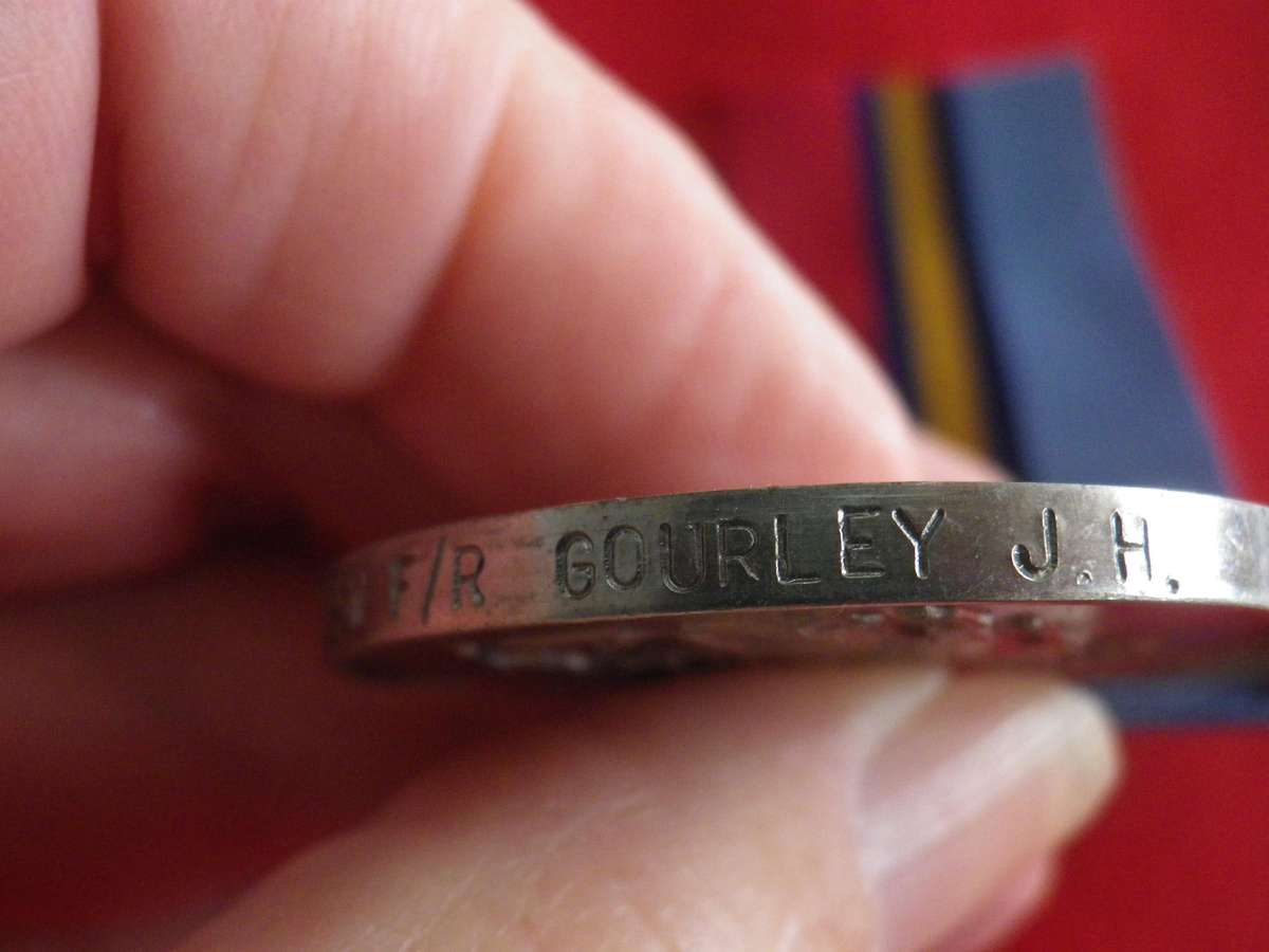 RHODESIA  - FULL SIZE RhGSM - TO 382855W F/R GOURLEY J.H. + AWARD SLIP - UNRESEARCHED   (193)