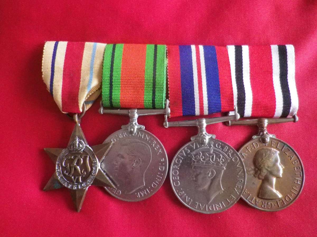 BRITISH / COLONIAL WW2 + SPECIAL CONSTABULARY MEDAL GROUP - AS FOUND - UNRESEARCHED  (4074)