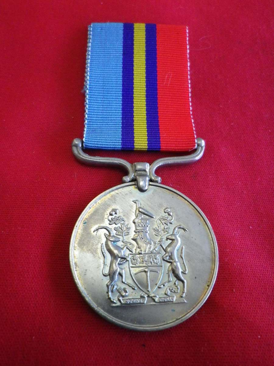 RHODESIA - FULL SIZE GENERAL SERVICE MEDAL (GSM)  TO -  19751S F/R DE KOCK M.J. -UNRESEARCHED  (138)