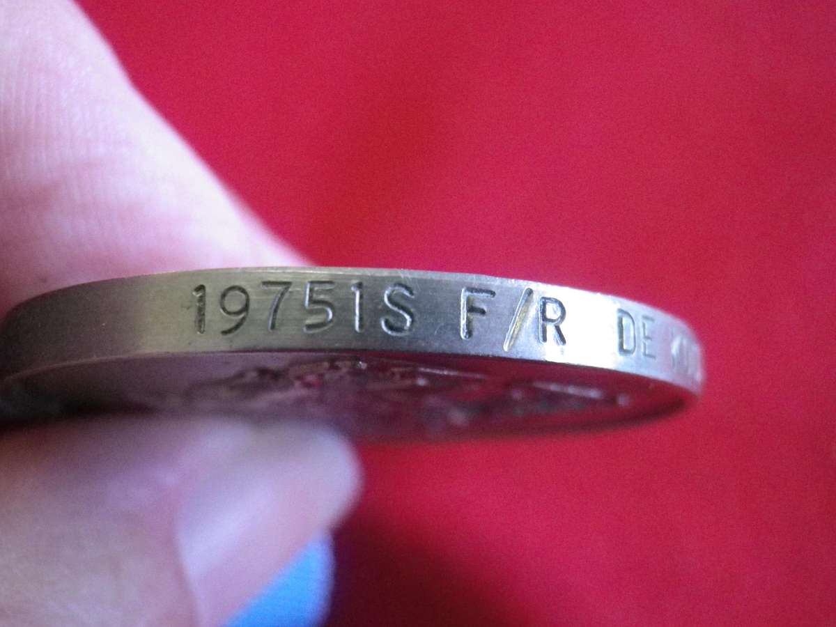 RHODESIA - FULL SIZE GENERAL SERVICE MEDAL (GSM)  TO -  19751S F/R DE KOCK M.J. -UNRESEARCHED  (138)