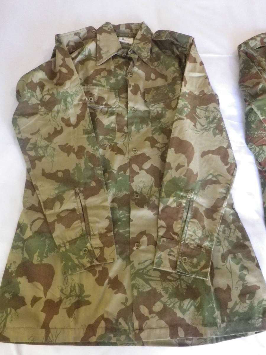 SAP 2ND PATT 2 X  CAMMO LS SHIRTS MADE MARBURG & VEKA - SIZE SMALL -  SIZES BELOW    (446)